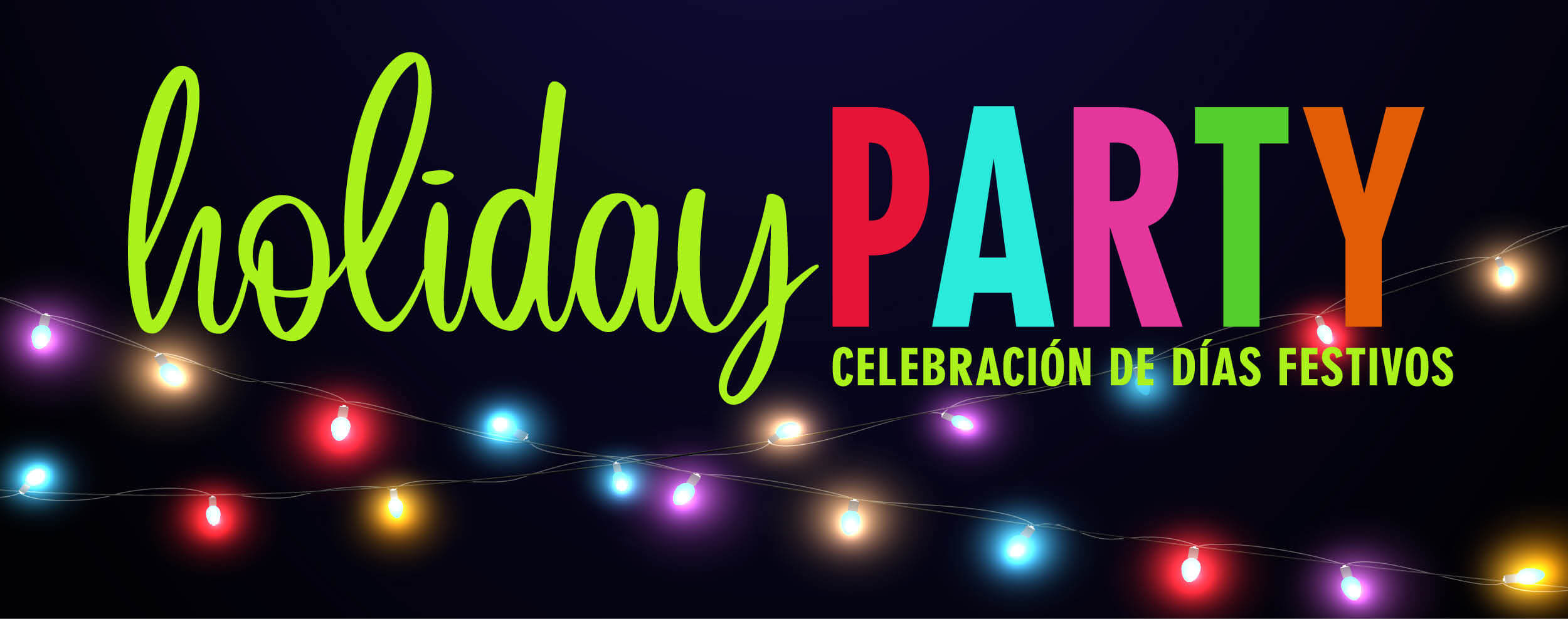 Holiday party invite header for website Holiday party invite header for website